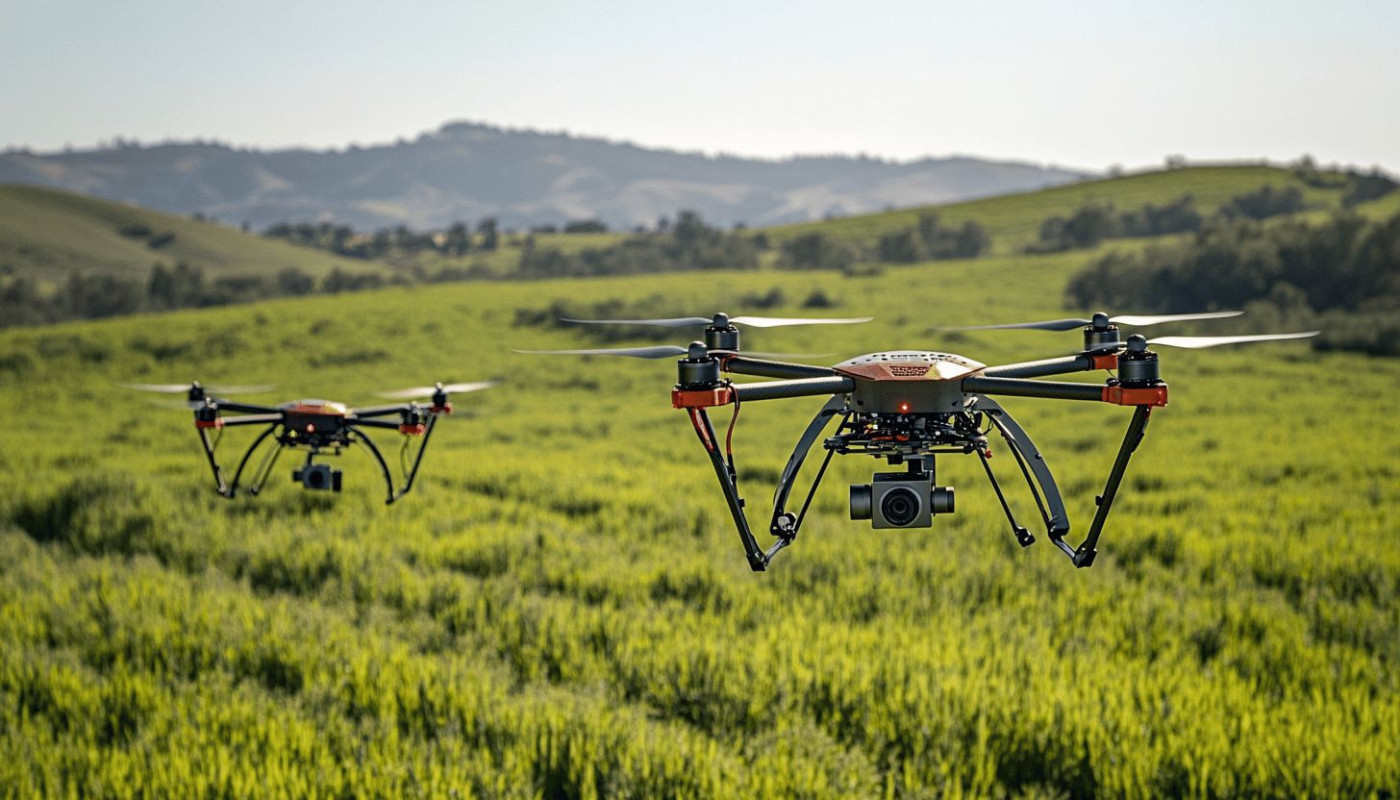 Usage des drones dans l'agriculture de précision comment la tech transforme le secteur agricole